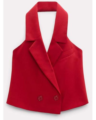 Dorothee Schumacher Neckholder Weste - Rot