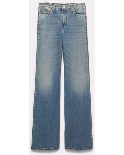 Dorothee Schumacher Jeans With Stud Embellishment - Blue