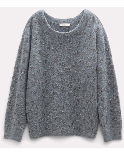 Dorothee Schumacher Sweater With Floral Details - Gray