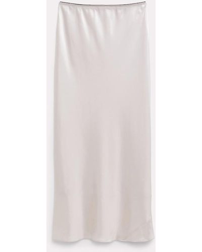 Dorothee Schumacher Satin Midi-skirt - Natural