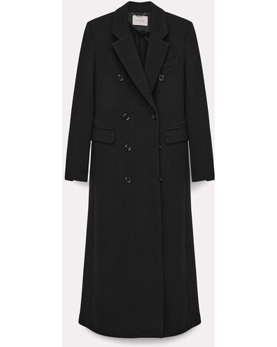 Dorothee Schumacher Extra Long Fitted Coat - Black