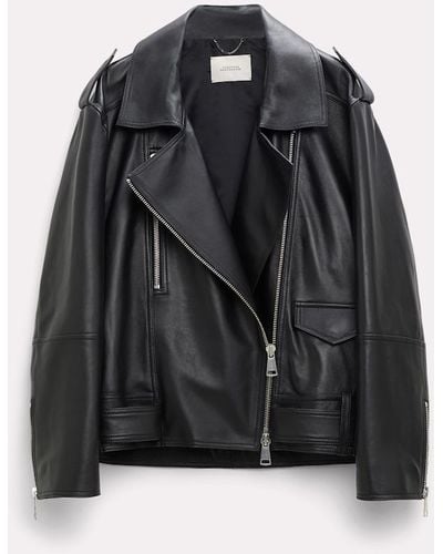 Dorothee Schumacher Biker Jacket Made Of Nappa Leather - Black