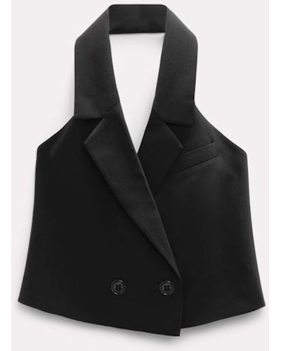 Dorothee Schumacher Halterneck Waistcoat - Black