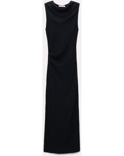 Dorothee Schumacher Ribbed Cotton Jersey Tube Dress - Black