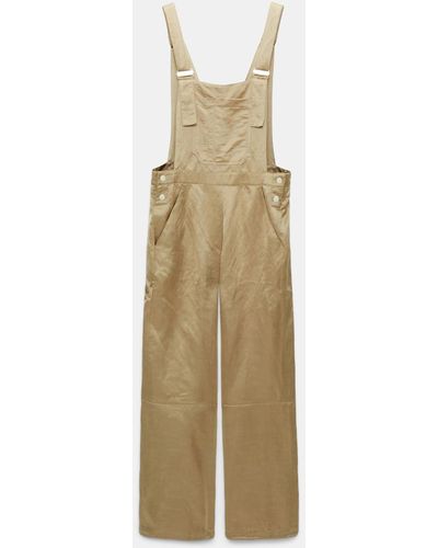 Dorothee Schumacher Slouchy Overalls - Natural