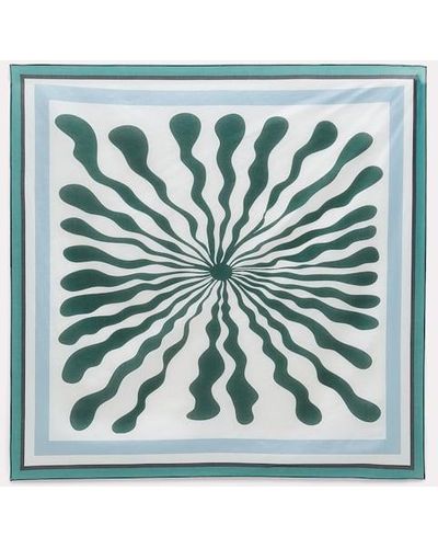 Dorothee Schumacher Printed Square Scarf - Blue