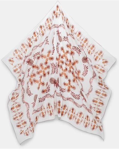 Dorothee Schumacher Pineapple Print Cotton-silk Pareo - Pink