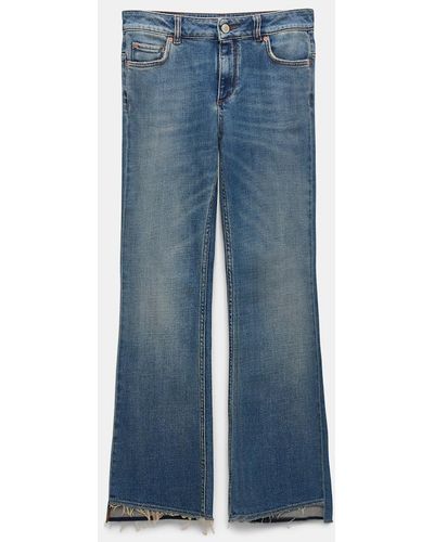 Dorothee Schumacher Cropped, Flared Jeans - Blue