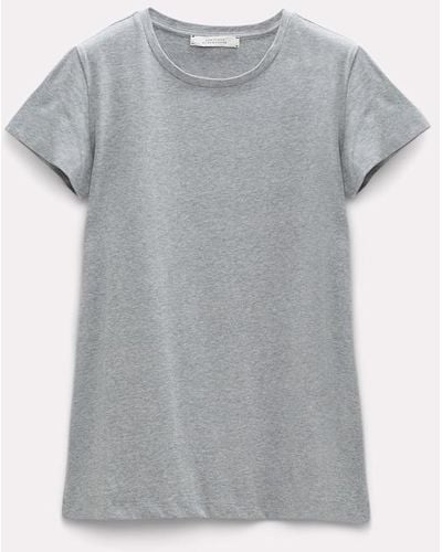 Dorothee Schumacher Basic T-shirt In Cotton Jersey - Blue