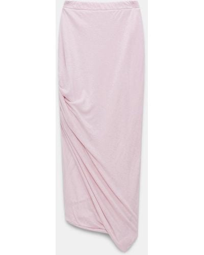 Dorothee Schumacher Three-layer, Fine Jersey Skirt - Pink