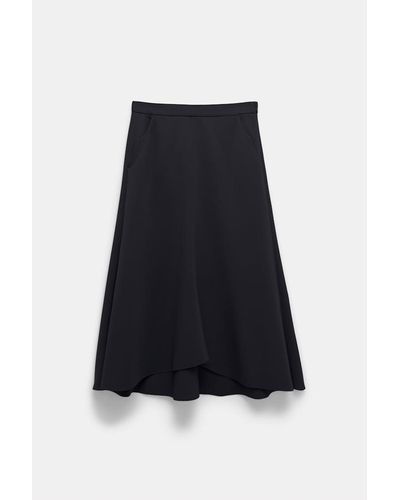 Dorothee Schumacher Punto Milano Skirt With Western Details - Black