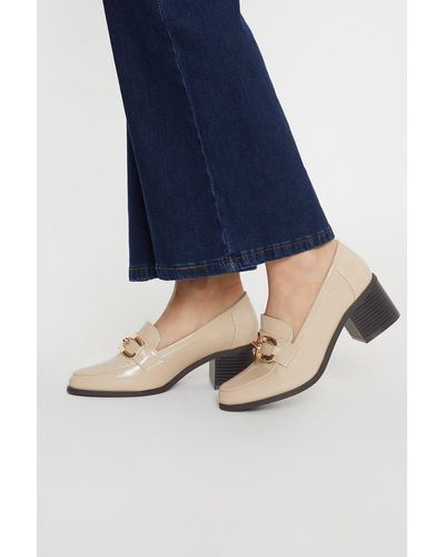 Dorothy Perkins Liddy Heeled Loafers - Blue