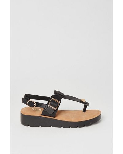 Dorothy Perkins Good For The Sole: Wide Fit Marista Cross Strap Sandals - Multicolour