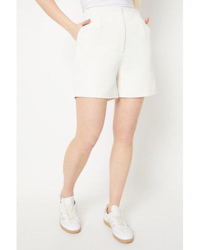 Dorothy Perkins Clean Tailored Short - White