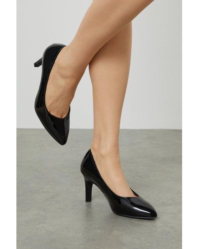 Dorothy Perkins Good For The Sole: Extra Wide Fit Emily Court Shoes - Black