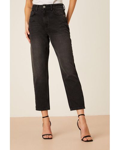 Dorothy Perkins Relaxed Fit Mom Jeans - Black