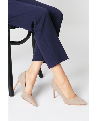 Dorothy Perkins Dash Pointed Toe Court Shoes - Blue