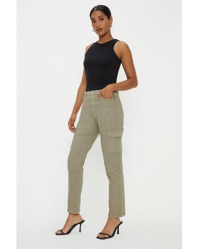 Dorothy Perkins Utility Jeans - Natural