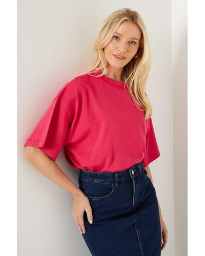 Dorothy Perkins Slouchy T-shirt - Red