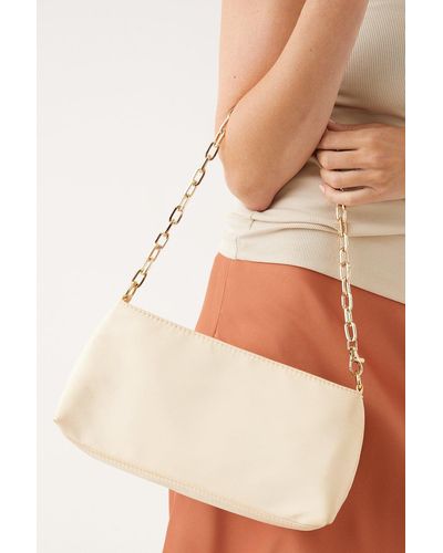 Dorothy Perkins Scarlett Chain Shoulder Bag - Natural