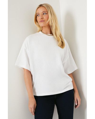 Dorothy Perkins Slouchy T-shirt - White