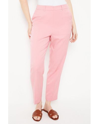 Dorothy Perkins Slim Leg Cropped Trousers - Pink