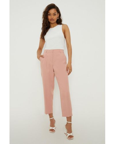 Dorothy Perkins Petite Ankle Grazer Trouser - Pink