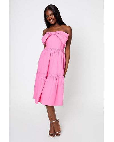Dresses with bows on the front cheap