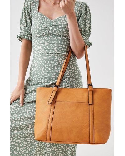 Dorothy Perkins Tina Shopper Tote Bag - Natural