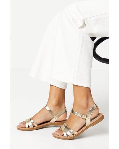 Dorothy Perkins Good For The Sole: Montanne Comfort Strappy Sandals - White