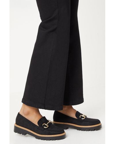 Dorothy Perkins Faith: Nadia Snaffle Detail Contrast Stitch Loafers - White