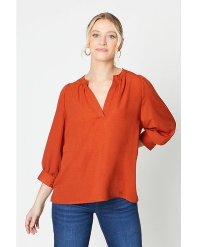 Dorothy Perkins Overhead Shirt - Orange