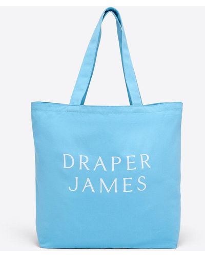 Draper James Dj Logo Tote - Blue