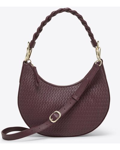 Draper James Mini Shoulder Bag In Plum - Purple