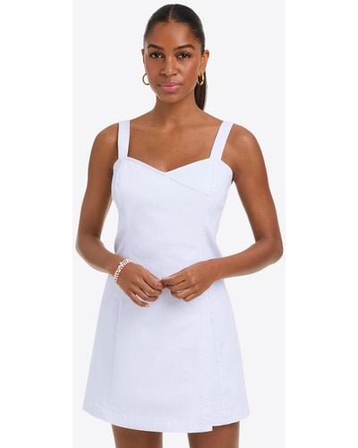 Draper James Sleeveless Mini Dress - White