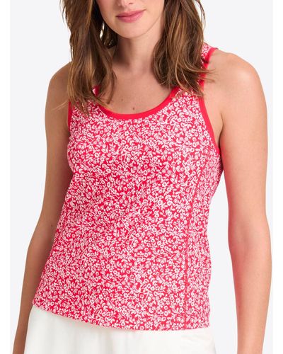 Draper James Tank In Whispy Floral - Pink