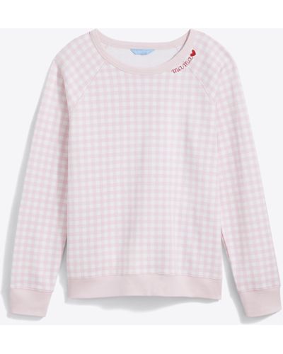 Draper James Mama Embroidered Natalie Sweatshirt - Pink