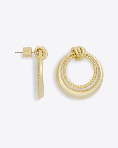 Draper James Knot Top Earrings In Gold - Metallic