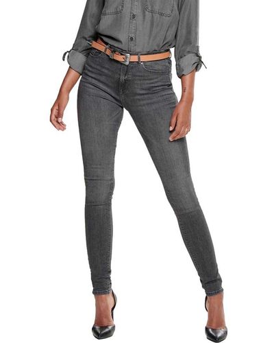 Gray ONLY Jeans for Women | Lyst