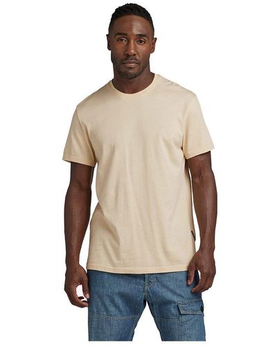 Natural G-Star RAW T-shirts for Men | Lyst