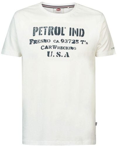 for Industries T-shirts | Petrol Lyst Men White