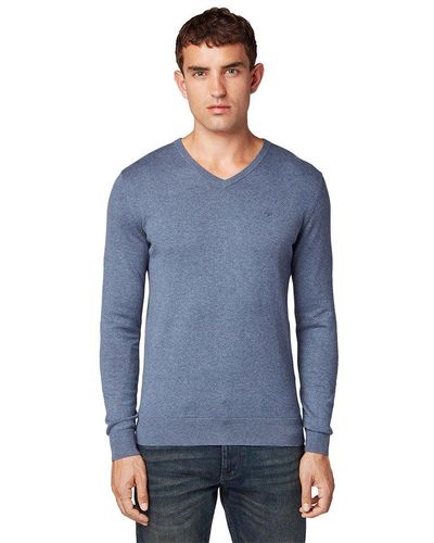 Blue Tom Tailor Sweaters and knitwear for Men | Lyst