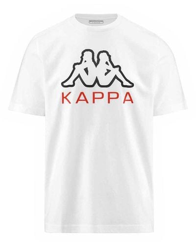 T-shirts Men for Kappa Lyst | White