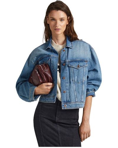 Buy Blue Jackets & Coats for Women by Pepe Jeans Online | Ajio.com