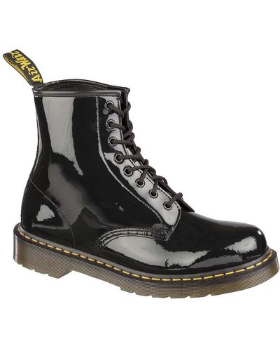 Dr. Martens 1460 Patent Lamper Leather 8-eye Boots in Gray | Lyst