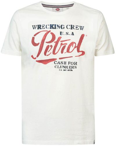 White Petrol Industries T-shirts for Men | Lyst