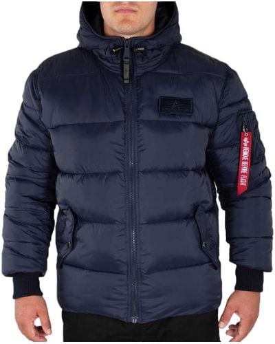 Alpha Industries Hooded Puffer Fd Jackets for Men - Up to 28% off | Lyst