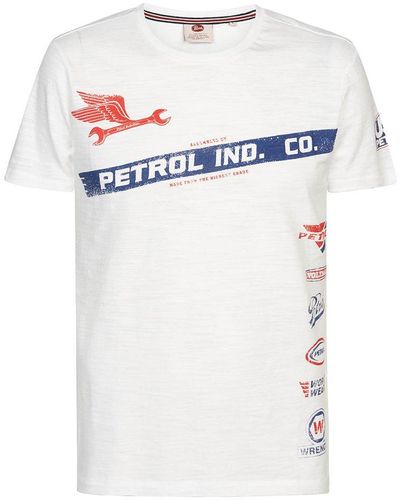 White Petrol Industries T-shirts for Men | Lyst