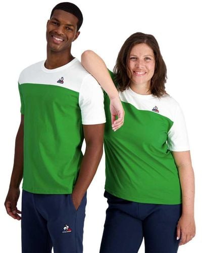 Le coq sportif t hotsell shirt green