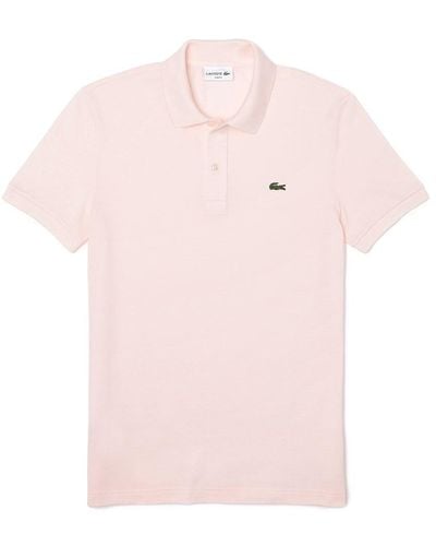 Pink Lacoste Polo Shirts for Men - Up to 50% off | Lyst